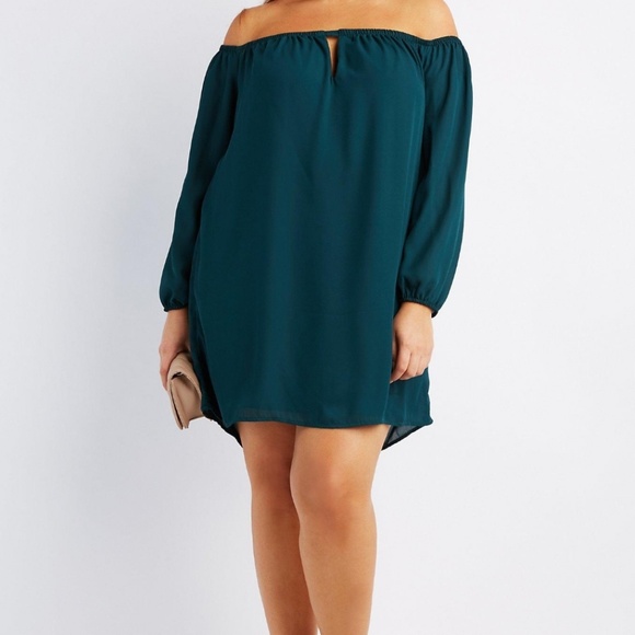 Charlotte Russe Dresses & Skirts - Plus Size 2X Off the Shoulder Charlotte Russe